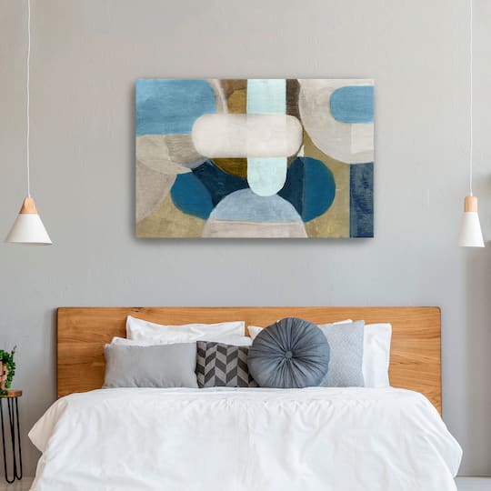 Lumaprints Hues of Indigo I Canvas Giclée Wall Art